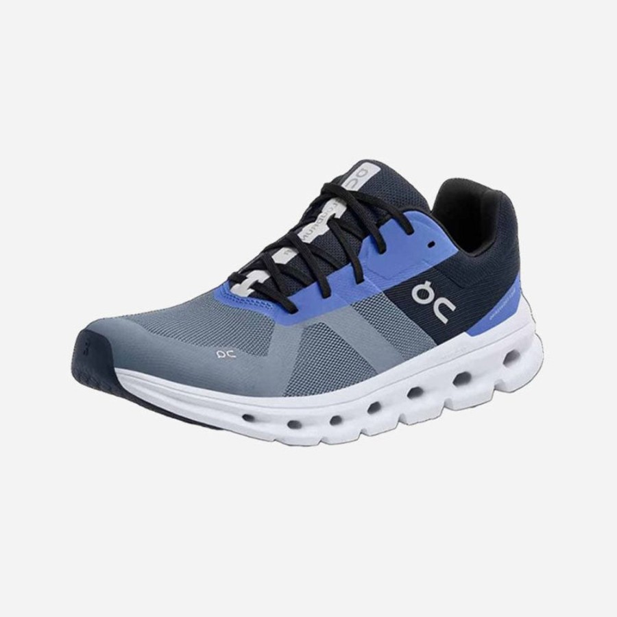 Men'S On Running | On Running Men'S Cloudrunner Metal/Midnight