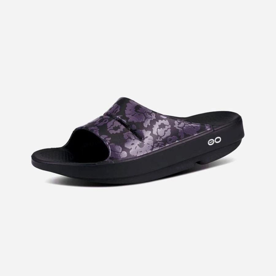 Women'S Oofos | Oofos Ooahh Limited Midnight Tropic