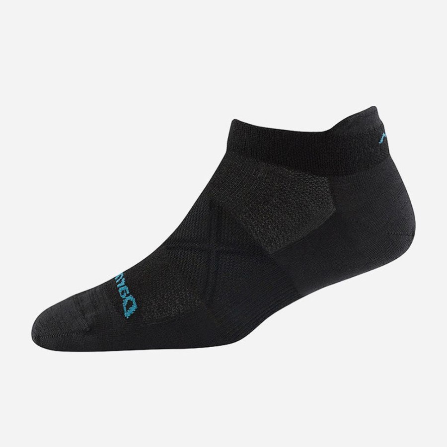 Socks Darn Tough | Darn Tough Vertex No Show Tab Ultralight Cool Max Black