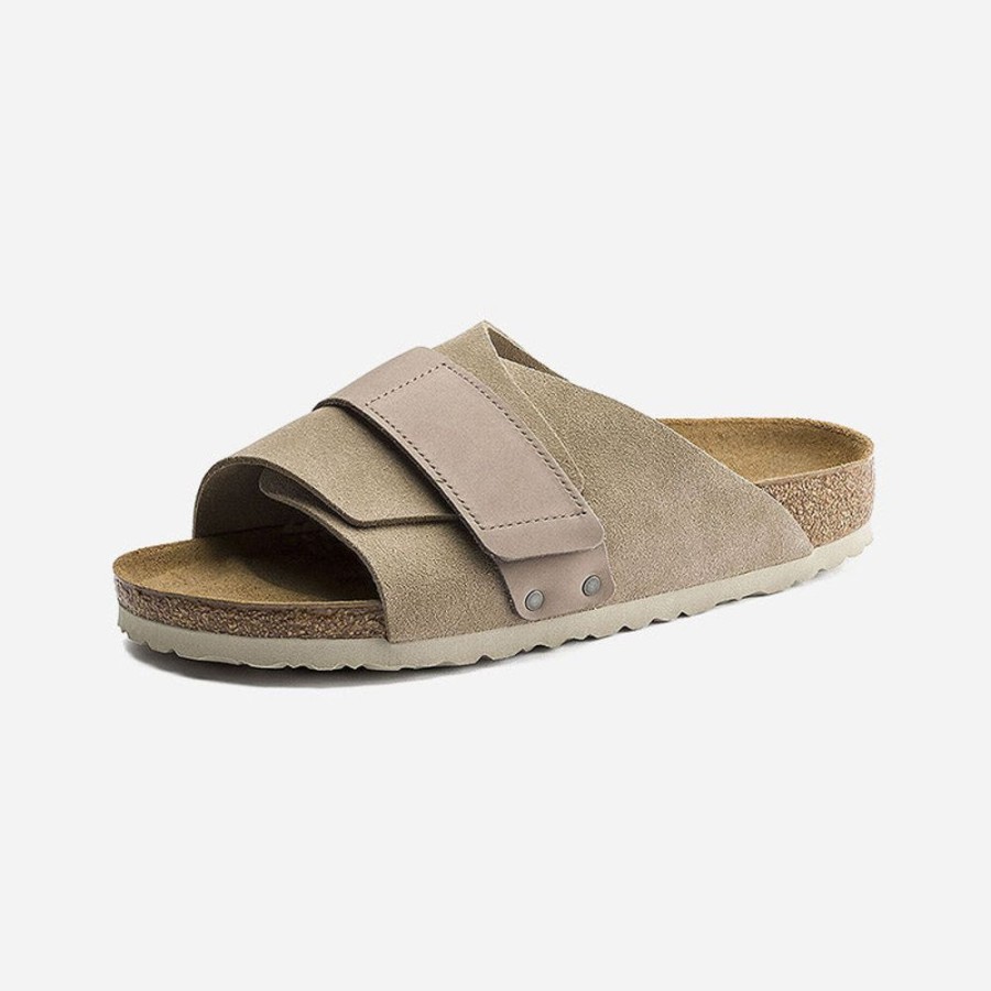 Women'S Birkenstock | Birkenstock Kyoto Nubuck/Suede Leather Taupe