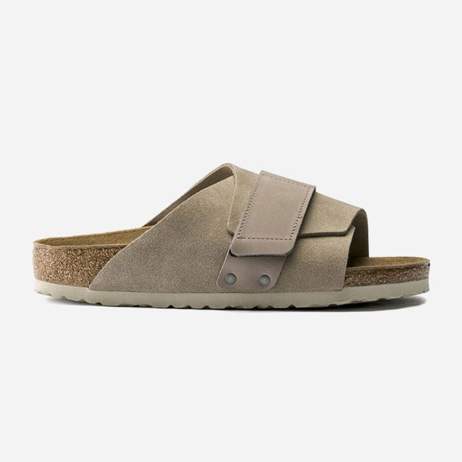 Women'S Birkenstock | Birkenstock Kyoto Nubuck/Suede Leather Taupe