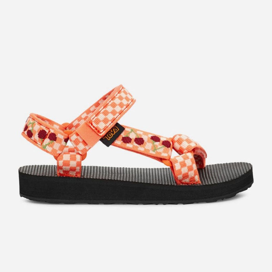 Kid'S Teva | Teva Kid'S Original Universal Picnic Cherries Carrot/Rhubarb