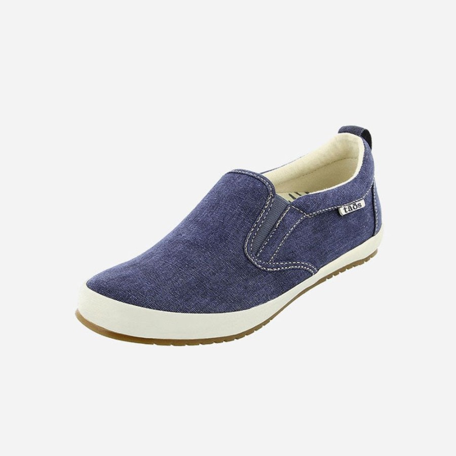 Women'S Taos Footwear | Taos Footwear Dandy Blue Wash Canvas