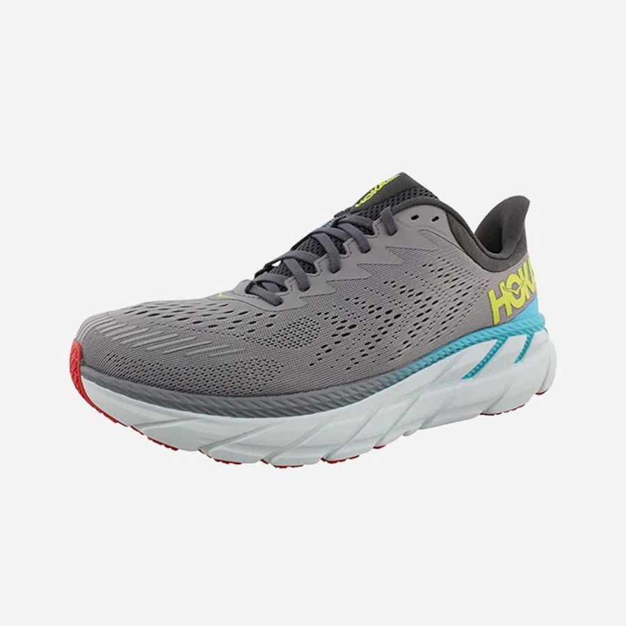 Men'S Hoka | Hoka Men'S Clifton 7 Wild Dove/Dark Shadow