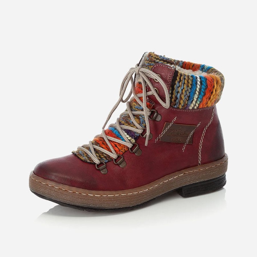 Women'S Rieker | Rieker Z6743 Wine/Kastanie/Orange-Multi