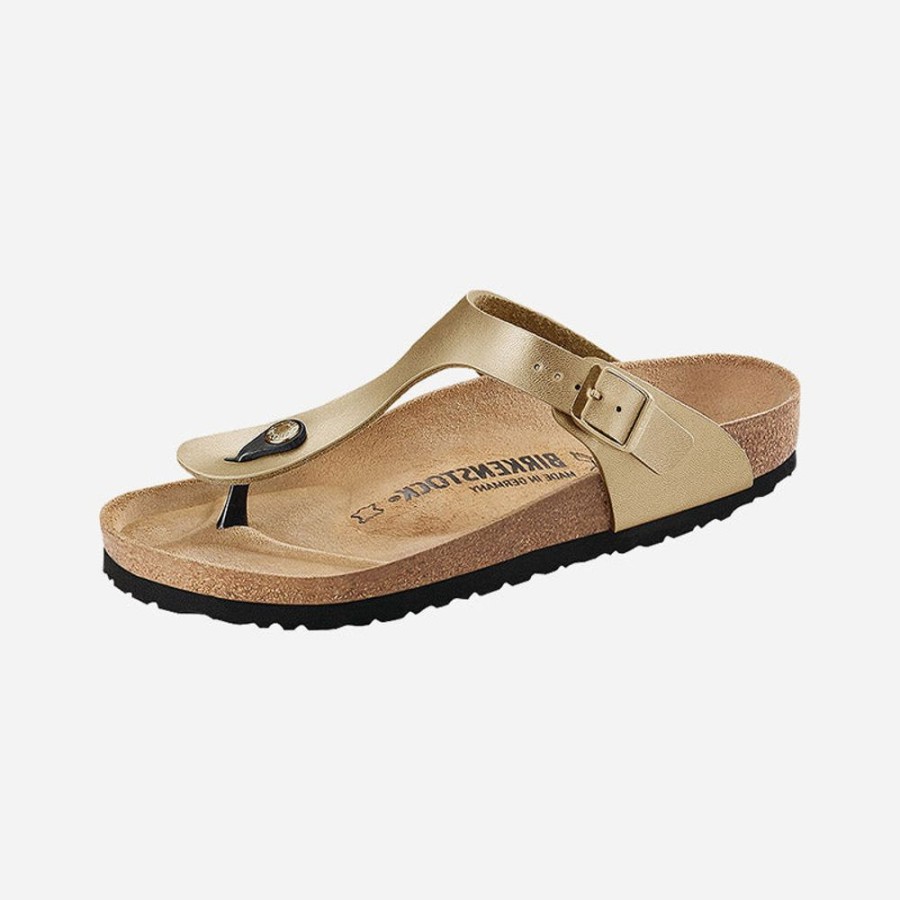 Women'S Birkenstock | Birkenstock Gizeh Birko-Flor Gold