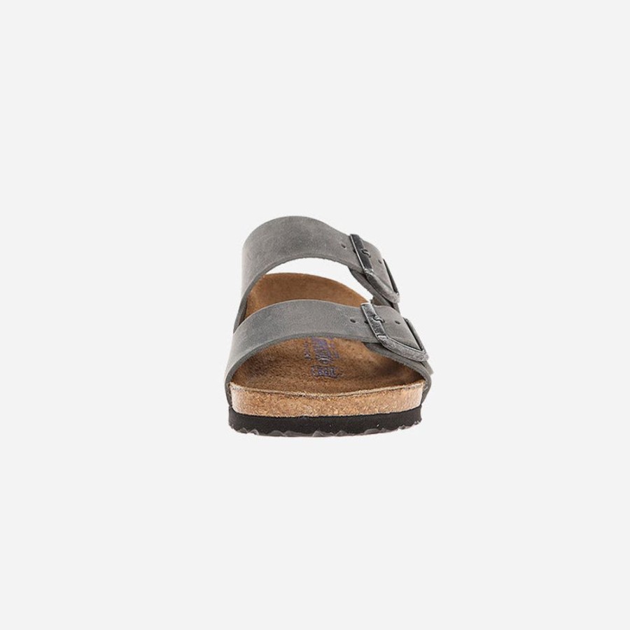 Women'S Birkenstock | Birkenstock Arizona Soft Footbed Oiled Leather Iron