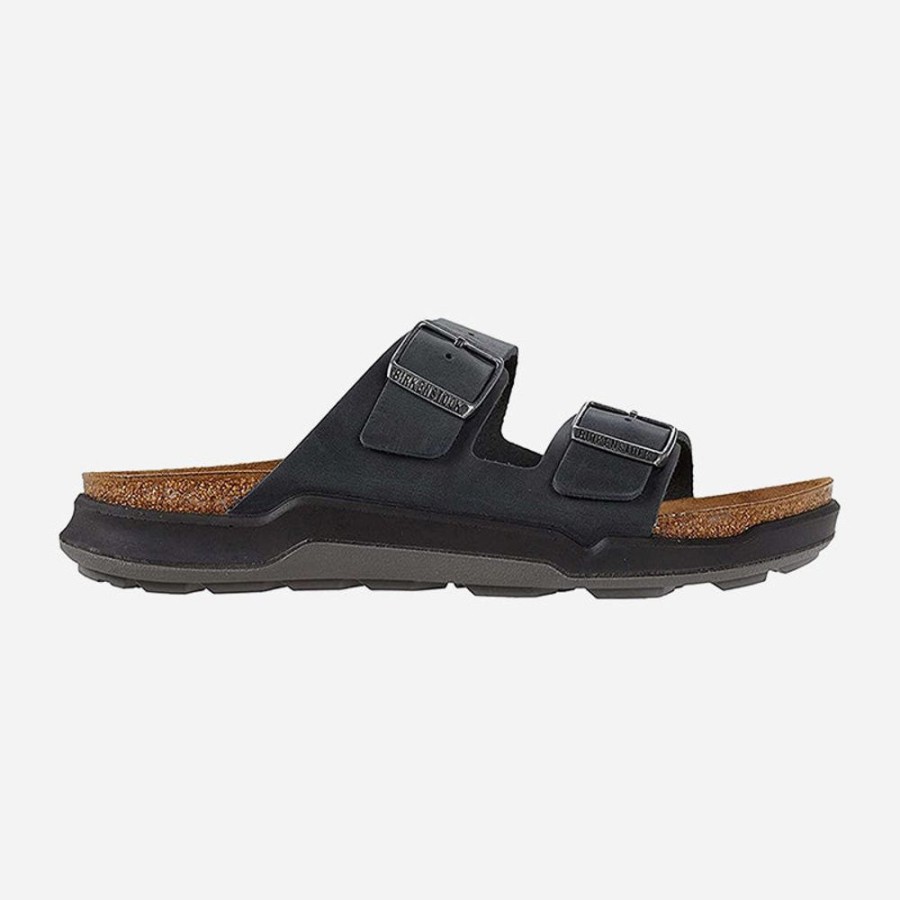 Men'S Birkenstock | Birkenstock Men'S Arizona Rugged Oiled Leather Black