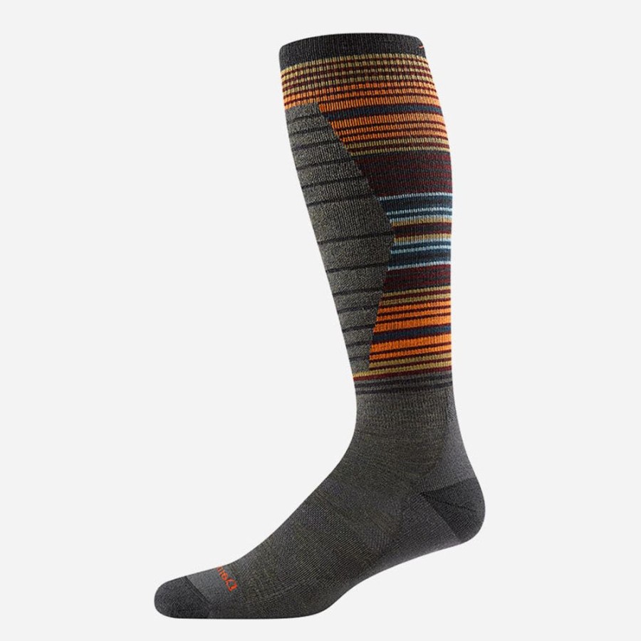 Socks Darn Tough | Darn Tough Men'S Backwoods Otc Lightweight With Cushion With Padded Sh