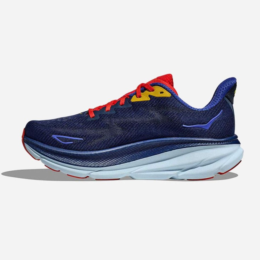 Men'S Hoka | Hoka Men'S Clifton 9 Bellwether Blue/Dazzling Blue