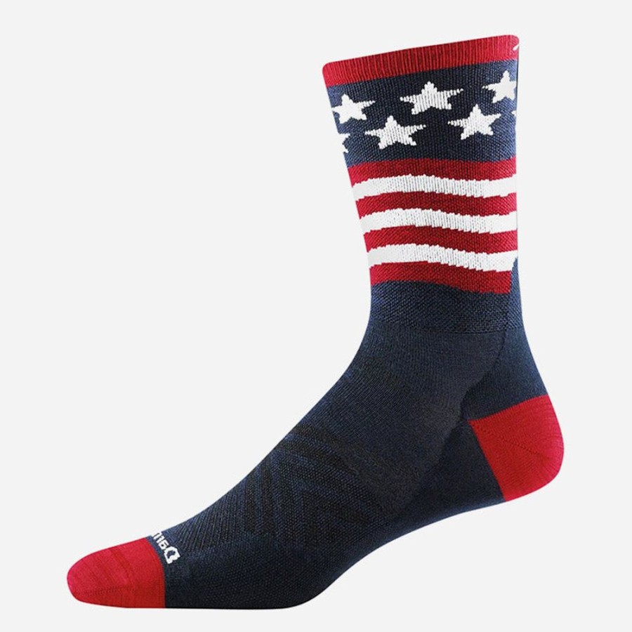 Socks Darn Tough | Darn Tough Men'S Patriot Micro Crew Ultra Lightweight Stars And Stripes