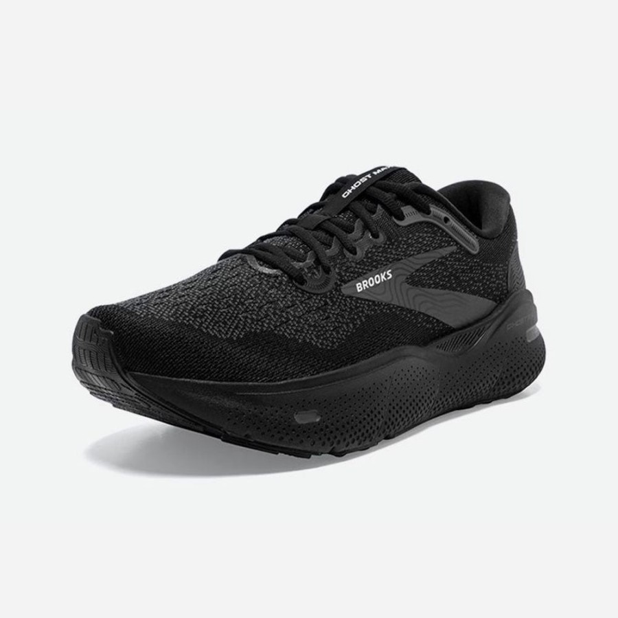 Men'S Sole Provisions | Brooks Men'S Ghost Max Black/Black/Ebony