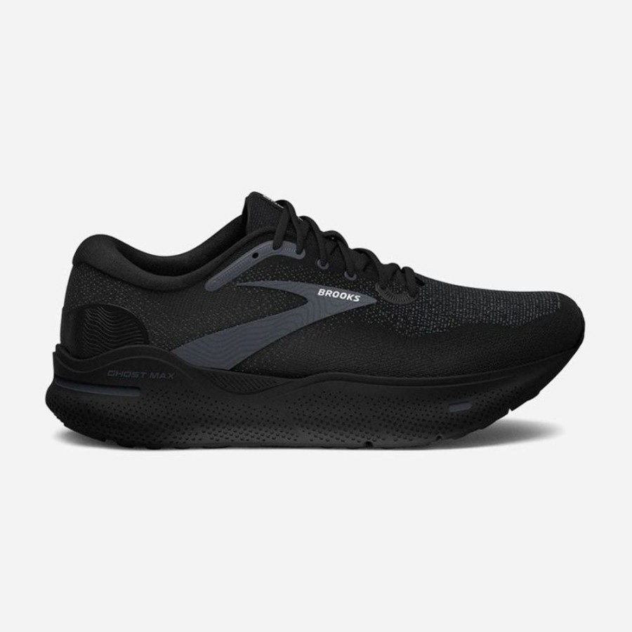 Men'S Sole Provisions | Brooks Men'S Ghost Max Black/Black/Ebony