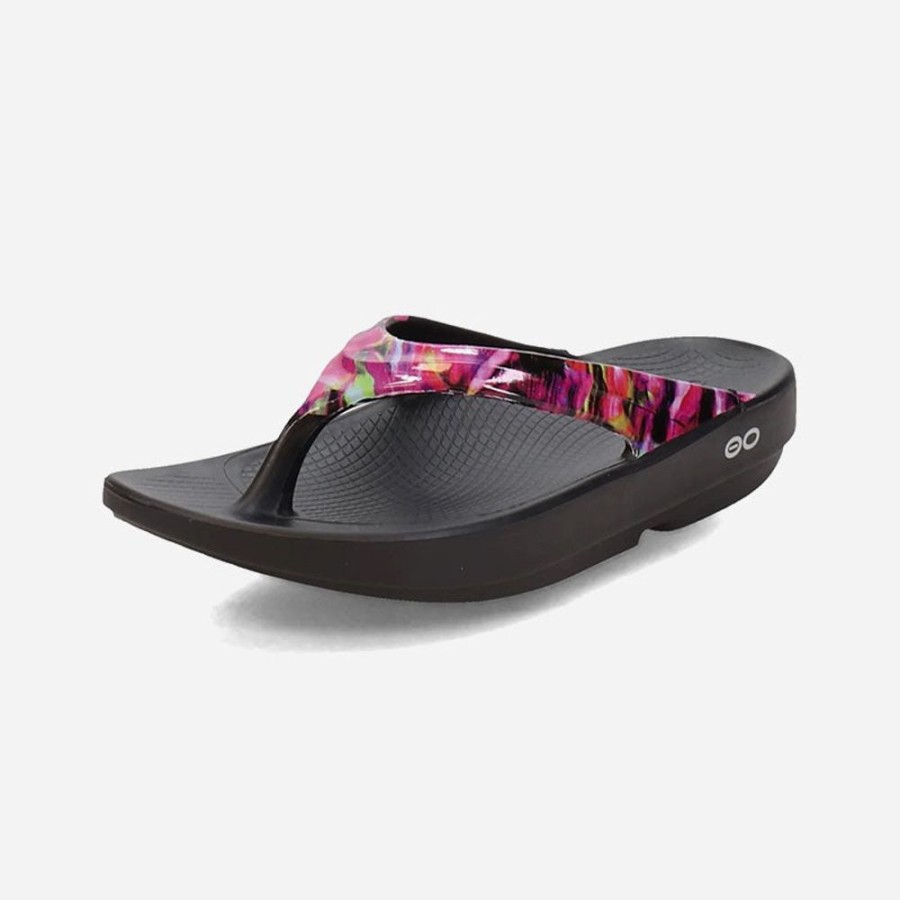 Women'S Oofos | Oofos Oolala Limited Neon Rose