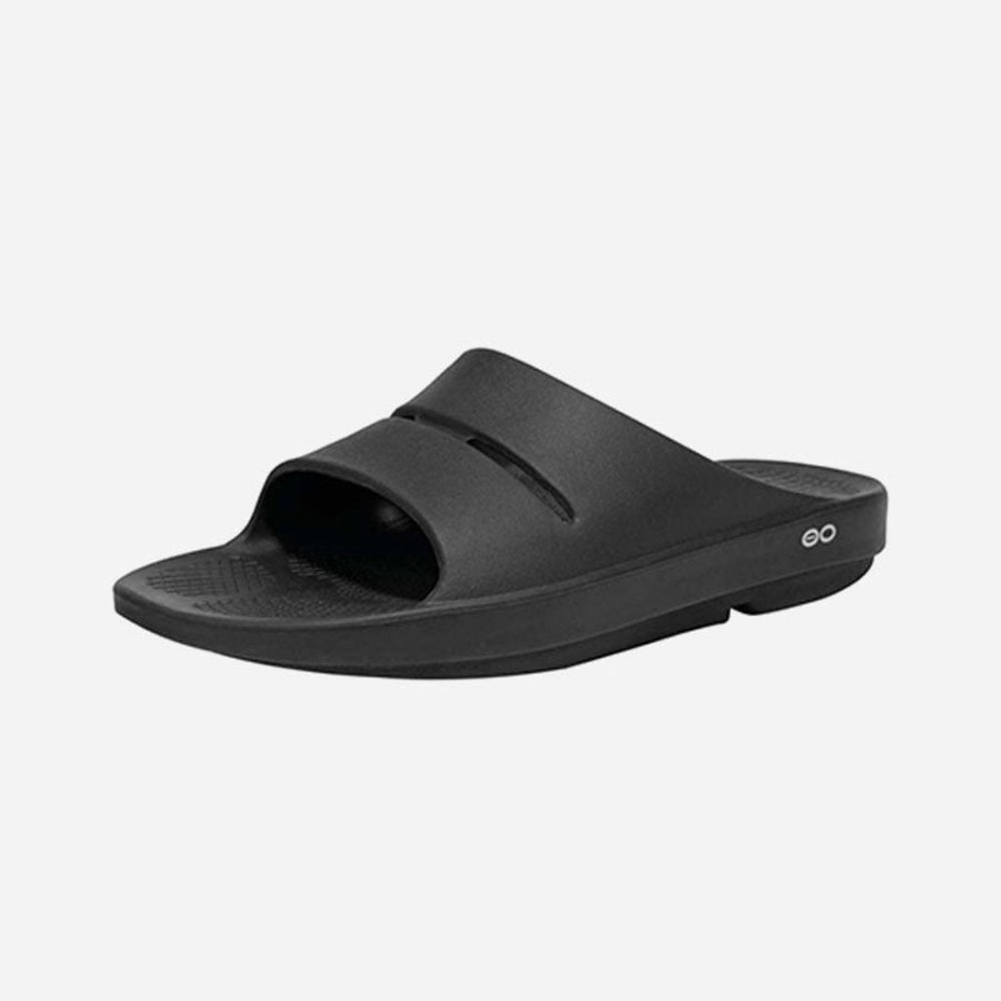 Women'S Oofos | Oofos Unisex Ooahh Matte Black