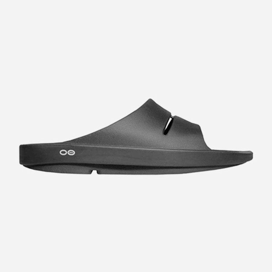 Women'S Oofos | Oofos Unisex Ooahh Matte Black