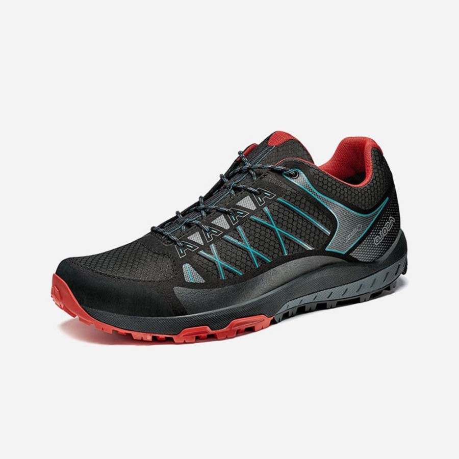 Men'S Asolo | Asolo Men'S Grid Gv Mm Black/Red