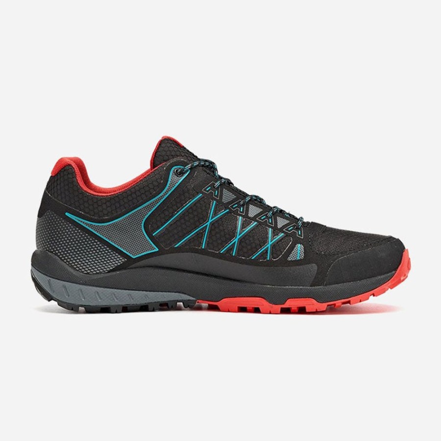 Men'S Asolo | Asolo Men'S Grid Gv Mm Black/Red