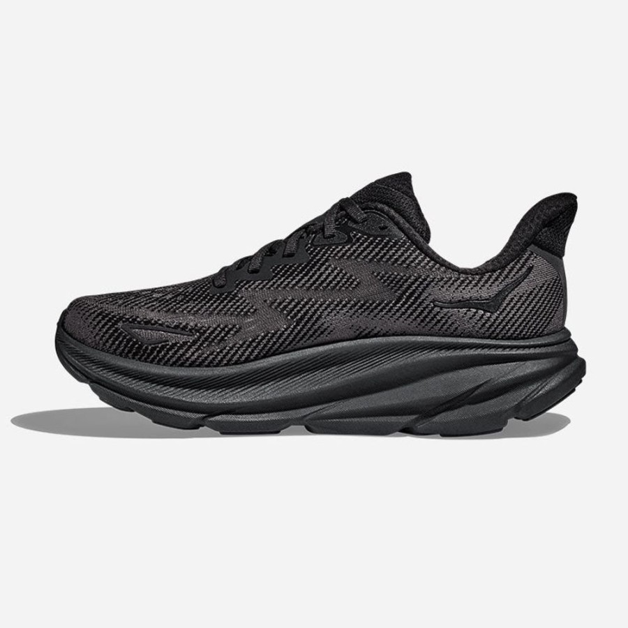 Men'S Hoka | Hoka Men'S Clifton 9 Black/Black