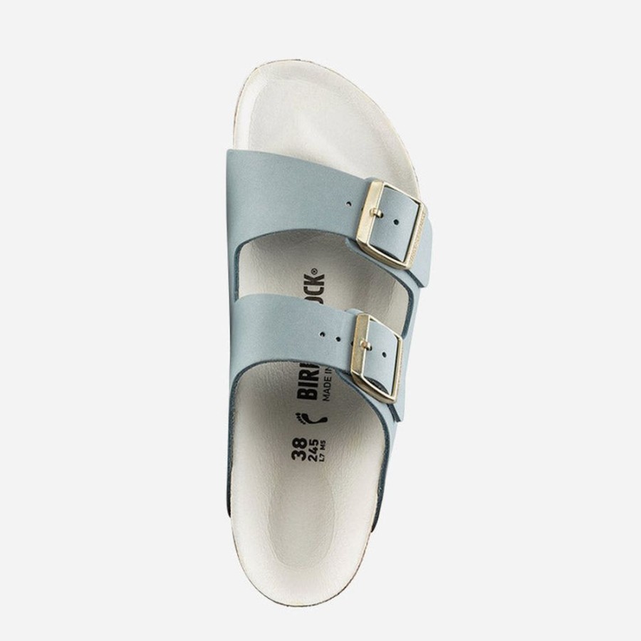 Women'S Birkenstock | Birkenstock Arizona Nubuck Leather Sky