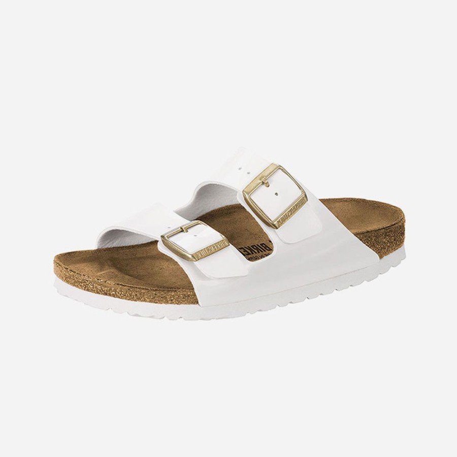 Women'S Birkenstock | Birkenstock Arizona Birko-Flor White