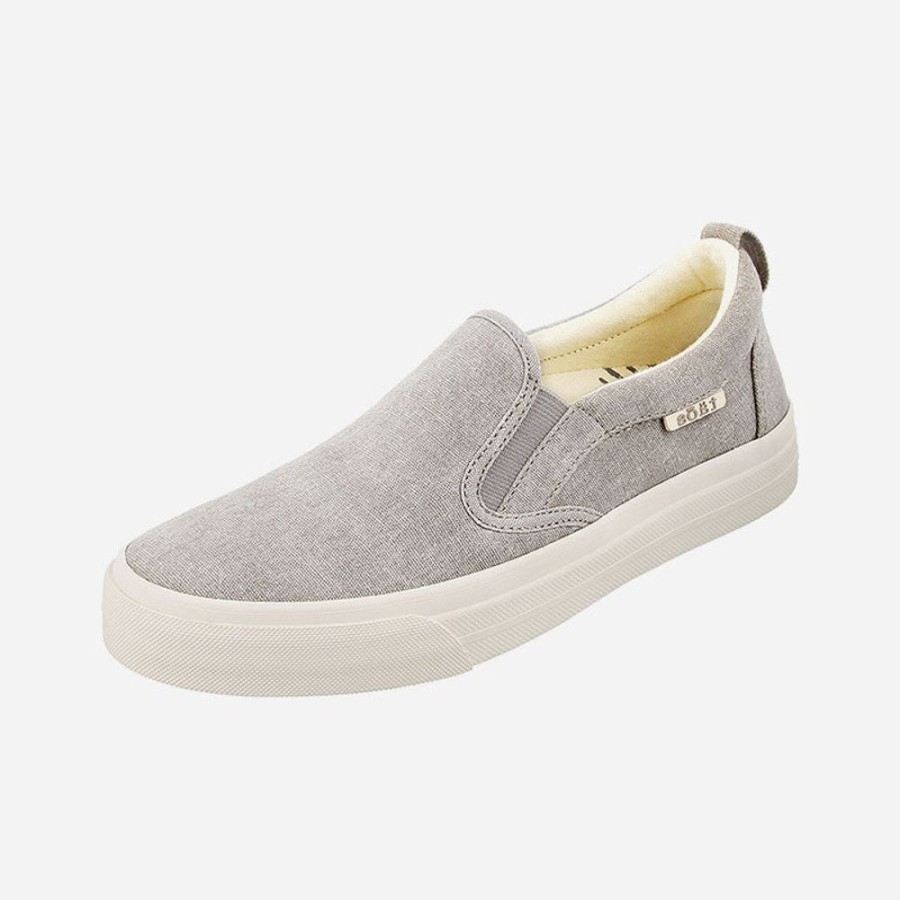 Women'S Taos Footwear | Taos Footwear Rubber Soul Grey Wash Canvas