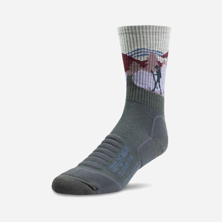 Socks Farm To Feet | Farm To Feet Blue Ridge Light Targeted 3/4