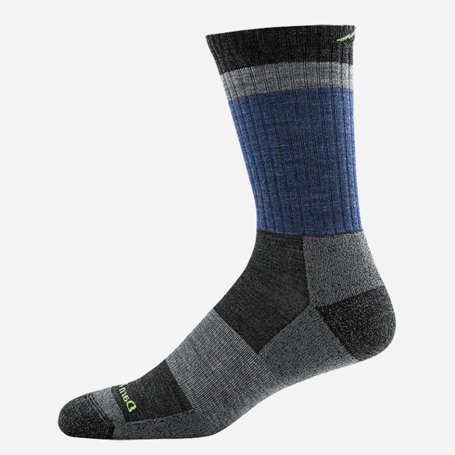 Socks Darn Tough | Darn Tough Men'S Heady Stripe Micro Crew With With Light Cushion