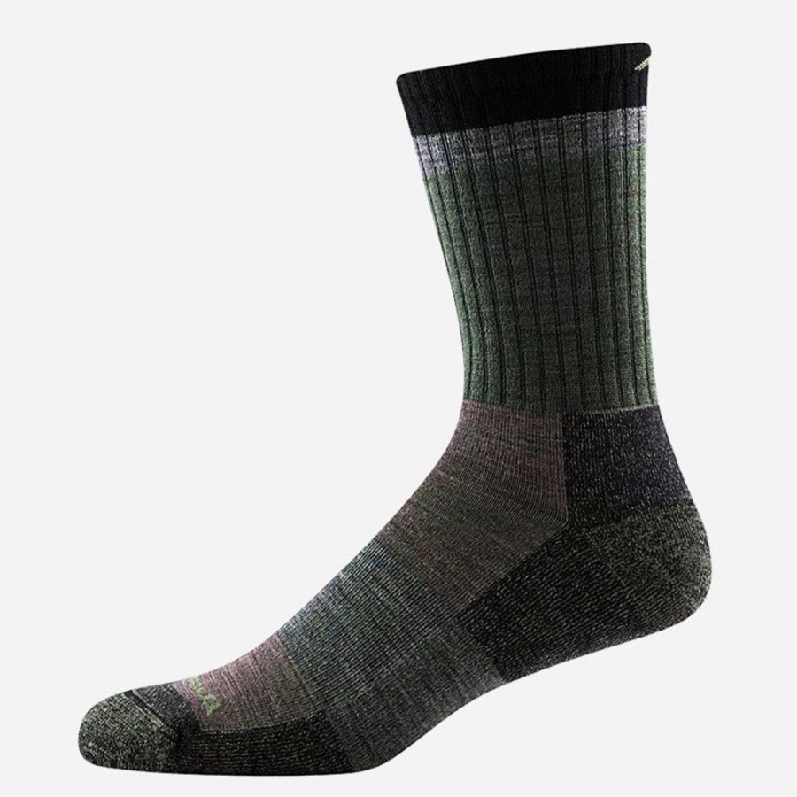 Socks Darn Tough | Darn Tough Men'S Heady Stripe Micro Crew With With Light Cushion