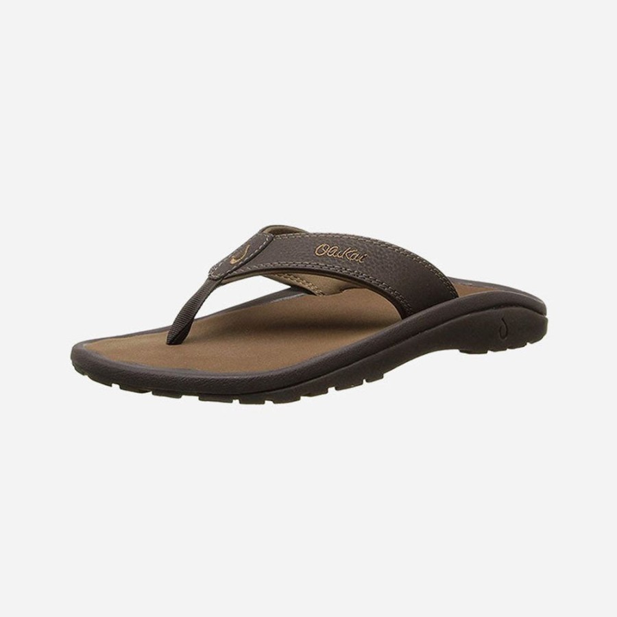 Men'S Olukai | Olukai Men'S Ohana Dark Java/Ray