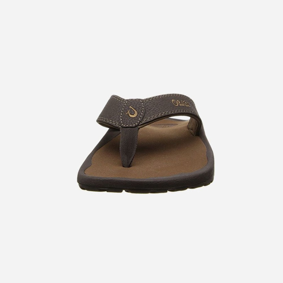 Men'S Olukai | Olukai Men'S Ohana Dark Java/Ray