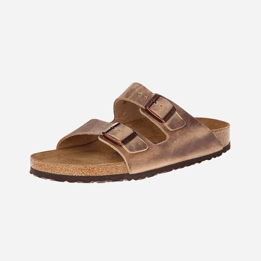 Women'S Birkenstock | Birkenstock Arizona Soft Footbed Oiled Leather Tobacco