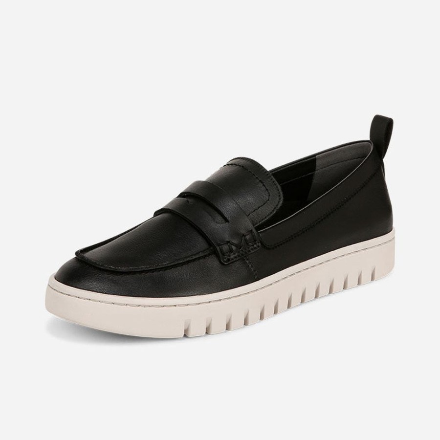 Women'S Vionic | Vionic Uptown Leather Black Leather