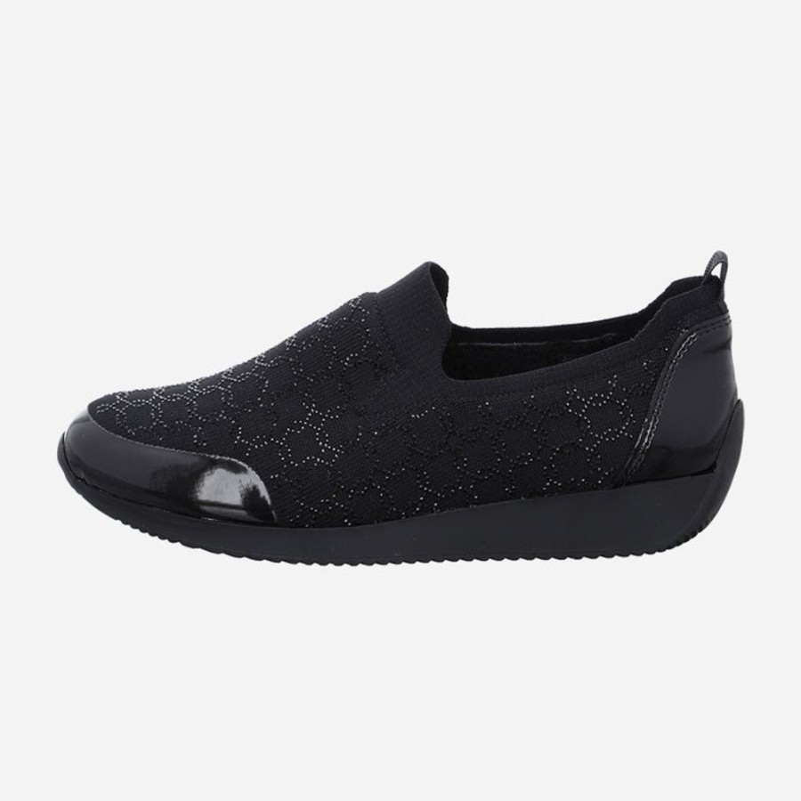 Women'S Ara | Ara Layton Black Wovenstretch