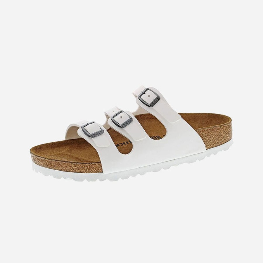 Women'S Birkenstock | Birkenstock Florida Birko-Flor White