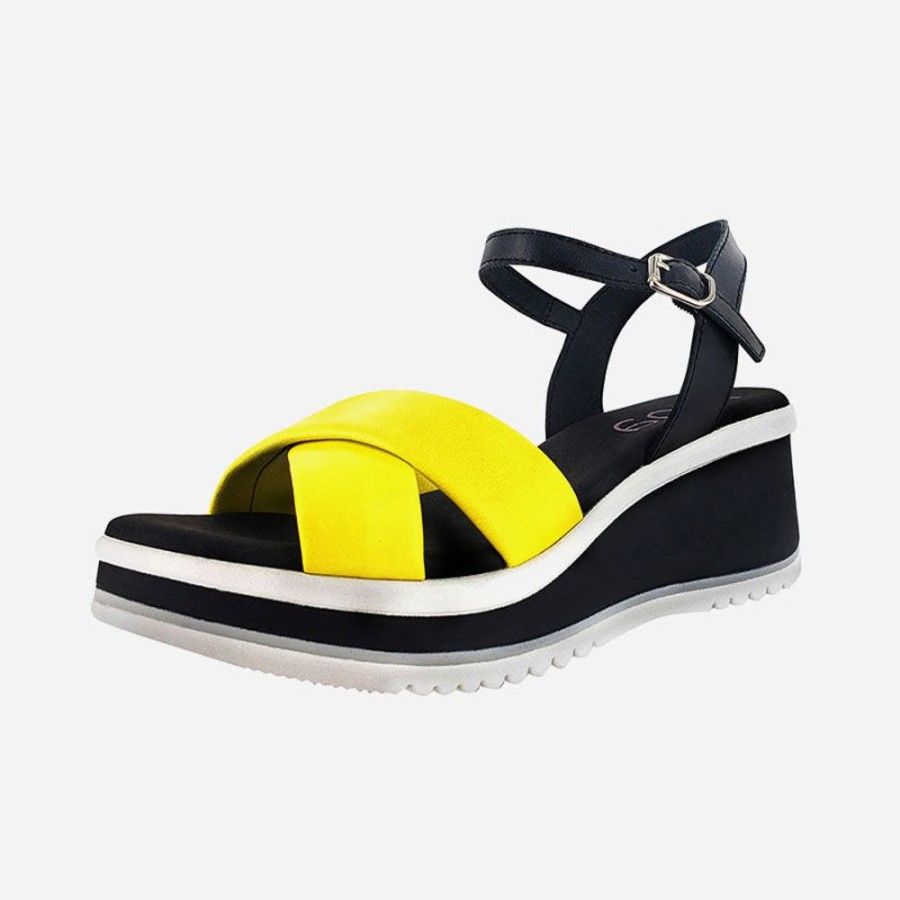 Women'S Lunita | Lunita 10663 Lemon/Black