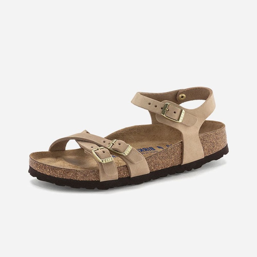 Women'S Birkenstock | Birkenstock Kumba Soft Footbed Nubuck Sand Castle