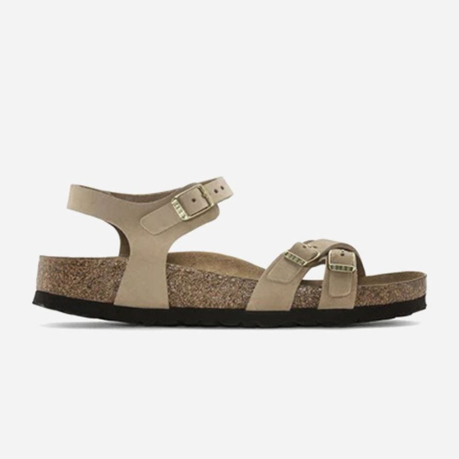 Women'S Birkenstock | Birkenstock Kumba Soft Footbed Nubuck Sand Castle