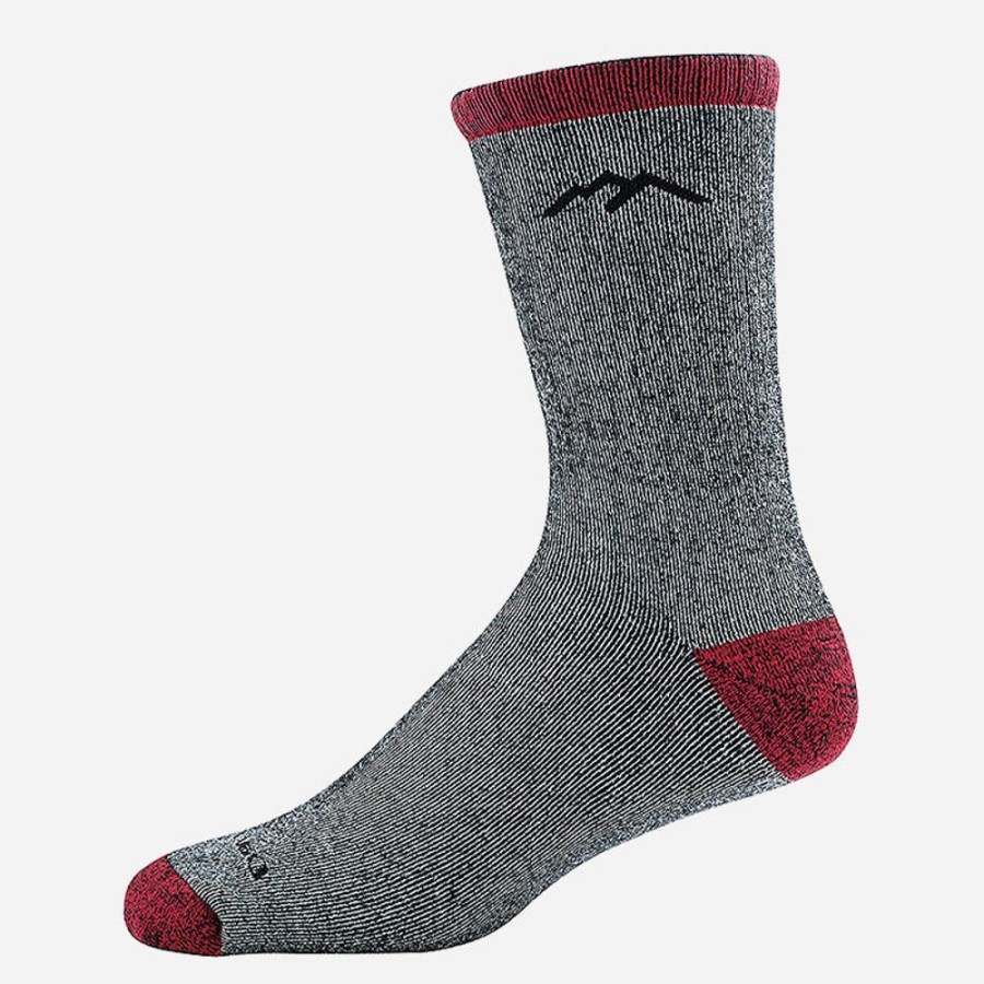 Socks Darn Tough | Darn Tough Men'S Mountaineering Micro Crew With Extra Cushion Smoke