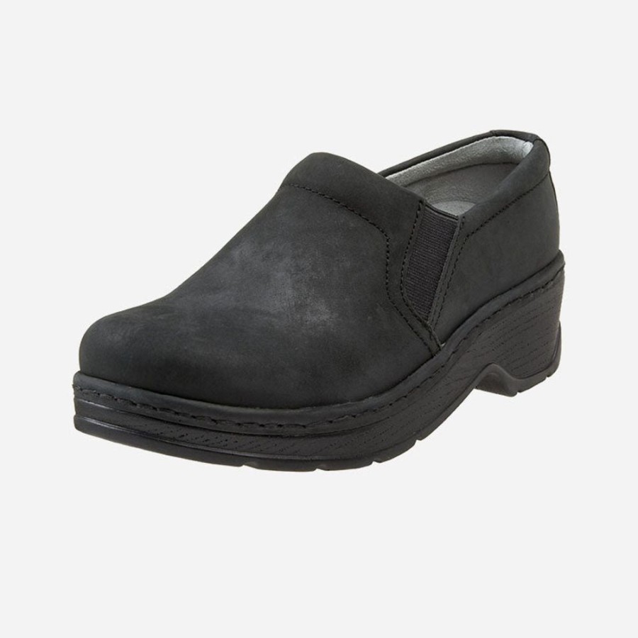 Women'S Klogs | Klogs Naples Black Oiled