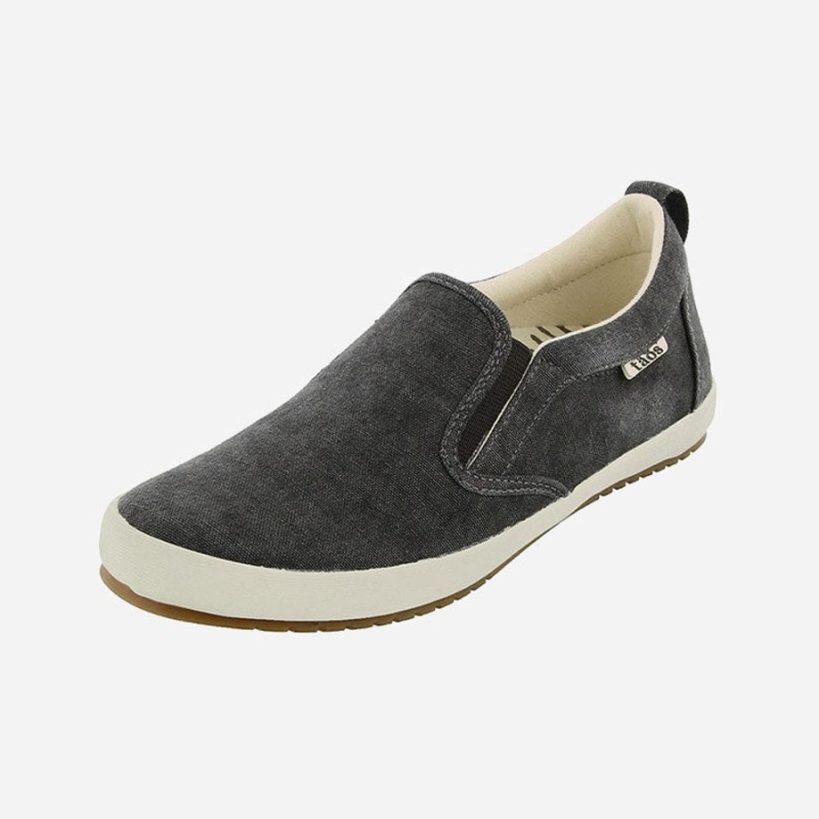 Women'S Taos Footwear | Taos Footwear Dandy Charcoal Wash Canvas