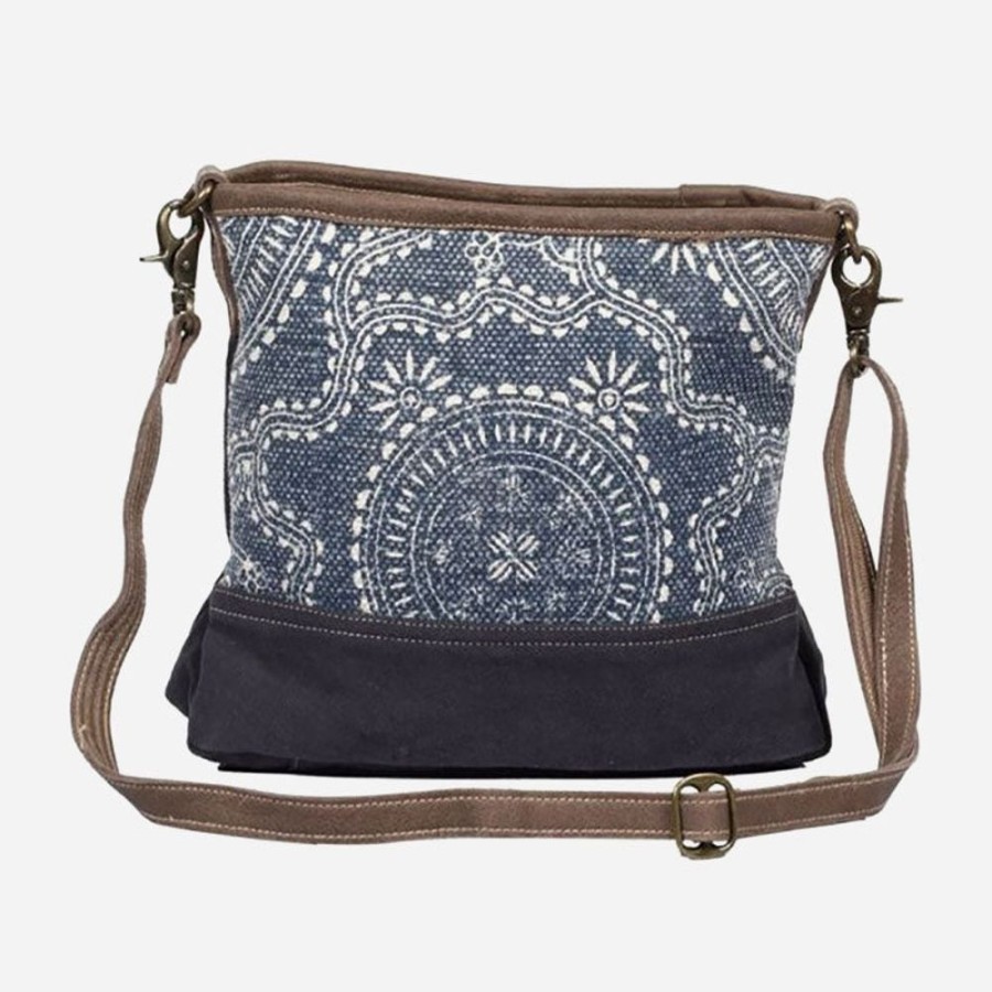 Accesories Myra Bags | Myra Kilim Shoulder Bag Navy